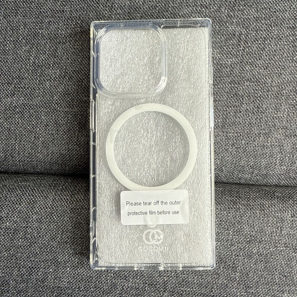 Cocomii Square Clear Mag iPhone 15 Pro Crystal Clear
